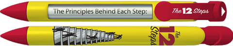 Twelve Steps Recovery Pen