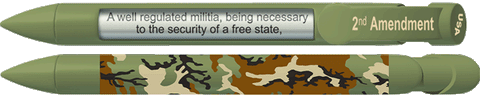 2nd Amendment Camo Pen