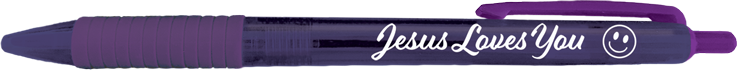 Jesus Loves You Translucent Pen