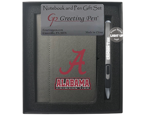 Alabama: University of Alabama Small Notebook Light Up Gift Set