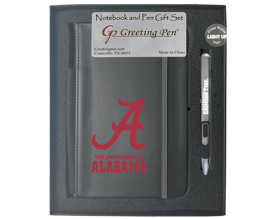 Alabama: University of Alabama Large Notebook Light Up Gift Set