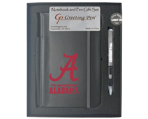 Alabama: University of Alabama Large Notebook Light Up Gift Set