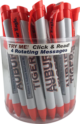 Auburn University Braggin' Rights® Collegiate Value Pack Canister of 36 pens