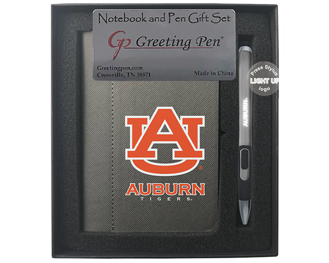 Auburn University Small Notebook Light Up Gift Set