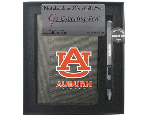 Auburn University Small Notebook Light Up Gift Set