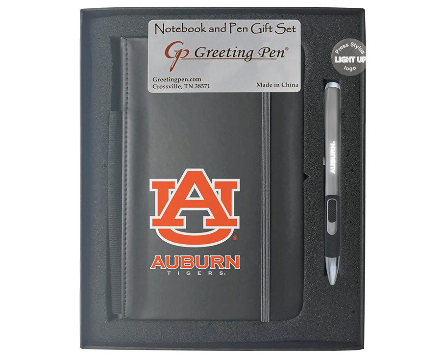 Auburn University Large Notebook Light Up Gift Set
