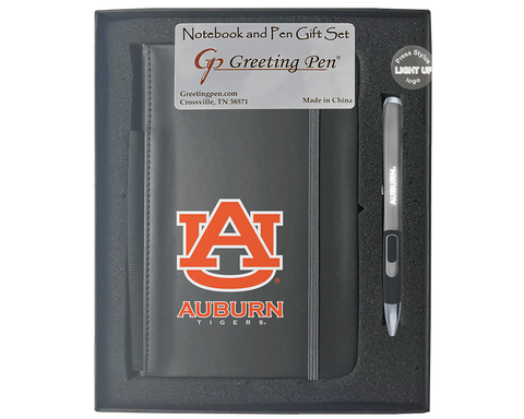 Auburn University Large Notebook Light Up Gift Set