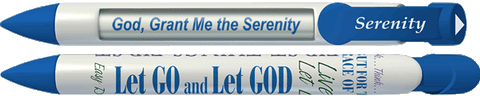 Serenity Blue Prayer Pen