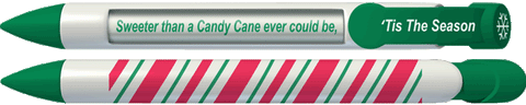Candy Cane Christmas Holiday Greeting Pen®