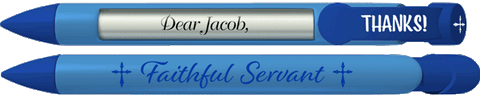 PERSONALIZED Faithful Servant Volunteer Appreciation Pen
