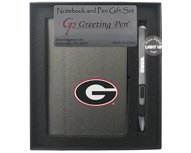 Georgia: University of Georgia Small Notebook Light Up Gift Set