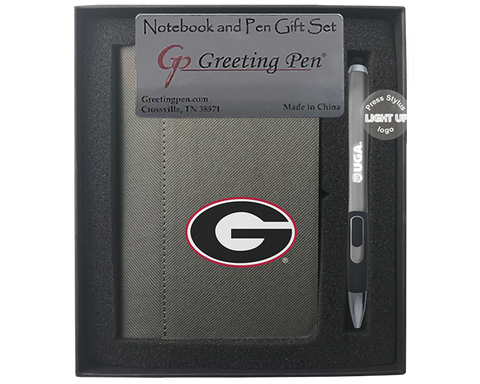 Georgia: University of Georgia Small Notebook Light Up Gift Set