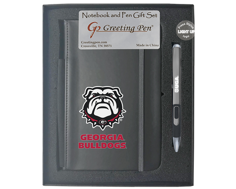 Georgia: University of Georgia Large Notebook Light Up Gift Set