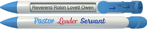 PERSONALIZED Pastor Leader Servant Appreciation Pen
