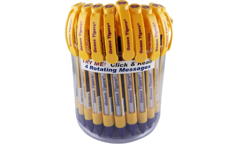 LSU (Lousiana State University) Braggin' Rights® Collegiate Value Pack Canister of 36 pens