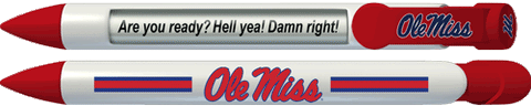 Mississippi: University of Mississippi Ole Miss Braggin' Rights® Collegiate Pen