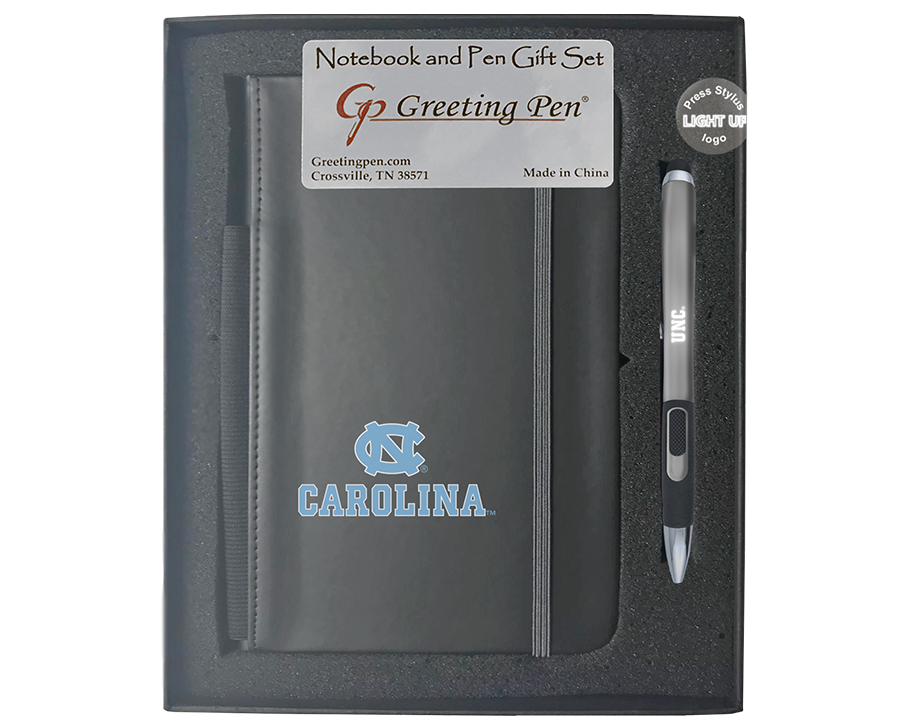 North Carolina: University of North Carolina Large Notebook Light Up Gift Set
