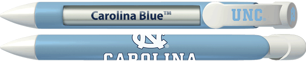 North Carolina: University of North Carolina Braggin' Rights® Collegiate Pens (Design Option A)