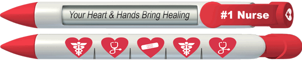 Nursing is a Work of Heart Greeting Pen®