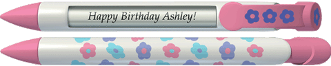PERSONALIZED Pink Flower Friend Pen®
