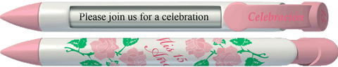 PERSONALIZED Quince Roses Pen