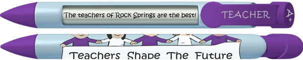 PERSONALIZED Teachers Shape The Future Greeting Pen®