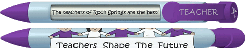 PERSONALIZED Teachers Shape The Future Greeting Pen®
