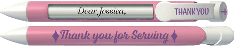 PERSONALIZED Thank you for Serving Volunteer Appreciation Pen