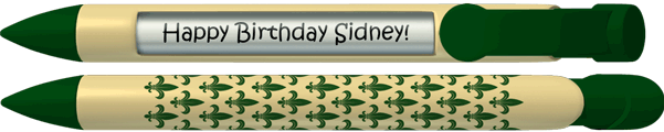 PERSONALIZED Yellow Fleur-de-lis Party Pen®